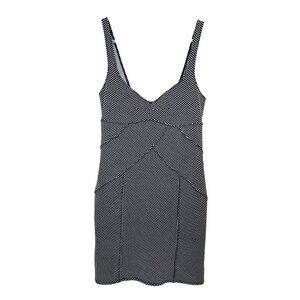Intimately Free People Black & White Polka Dot Mini‎ Dress Size L